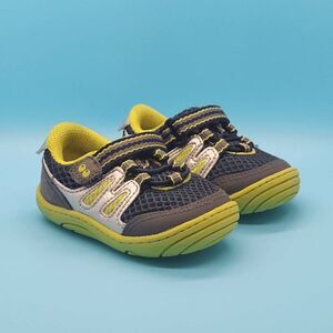 Surprize by Stride Rite Aston Walking Sneakers Infant Sz 3 Baby Shoes Blue Green